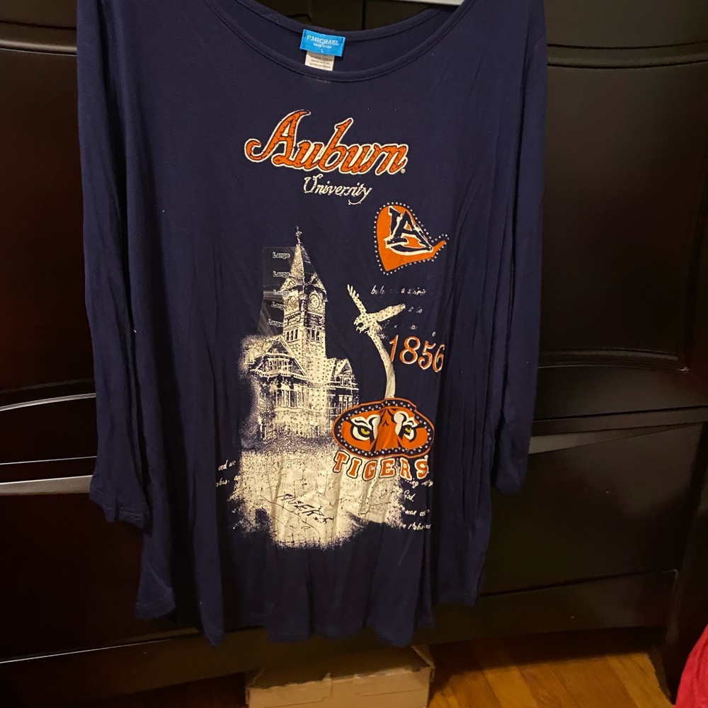 Auburn University Navy Graphic Tee